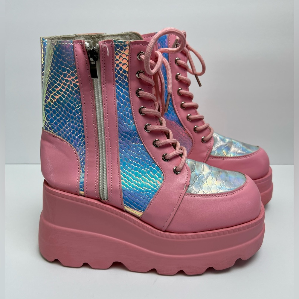 Cape Robbin Pink Platform Boots